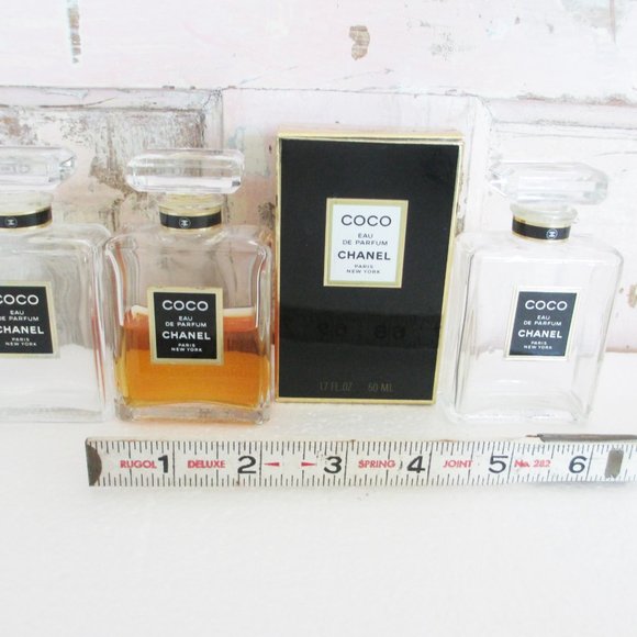 BUNDLE OF 3 CHANEL COCO EAU DE PARFUM BOTTLES - Picture 9 of 9